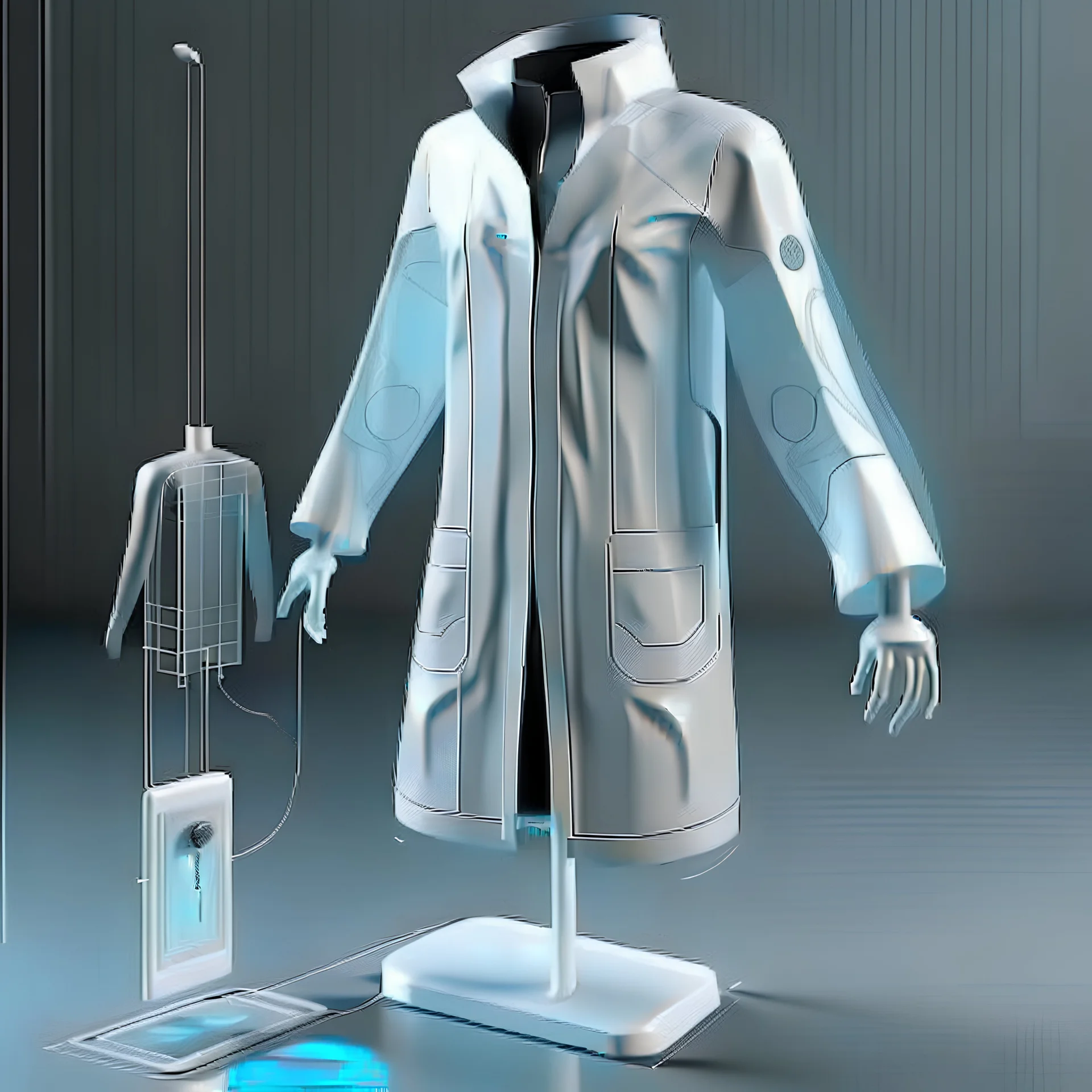 realistic bio technology clothes alone