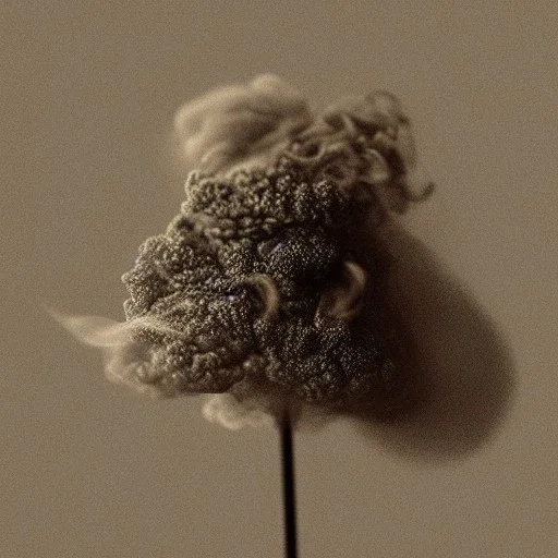 tiny delicate smoke and steam flower, beautiful composition, smoke effect, steam effect, pastel colors, plain solid color, highly intricate, extremely ornate, highly detailed, photorealistic, chiaroscuro, aesthetic layout, monochrome pantone, minimalist photography, hyper realistic, octane render, minimalist art