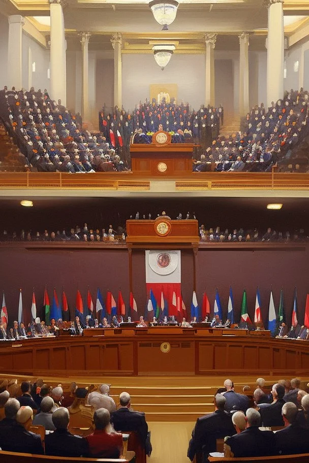 To governors having a speech in april painting