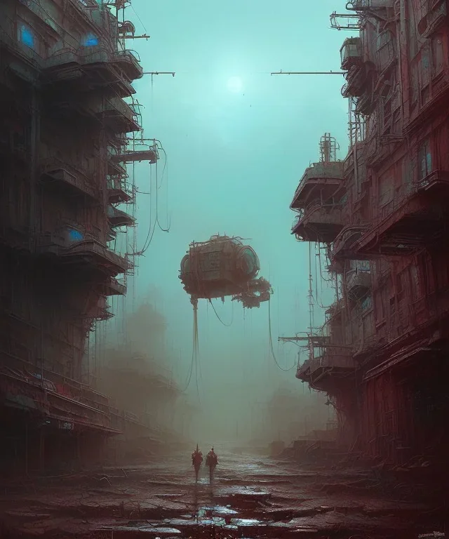 Camera., concept art, hyper detailed, beksinski, dan mumford, post-apocalyptic, oil on canvas