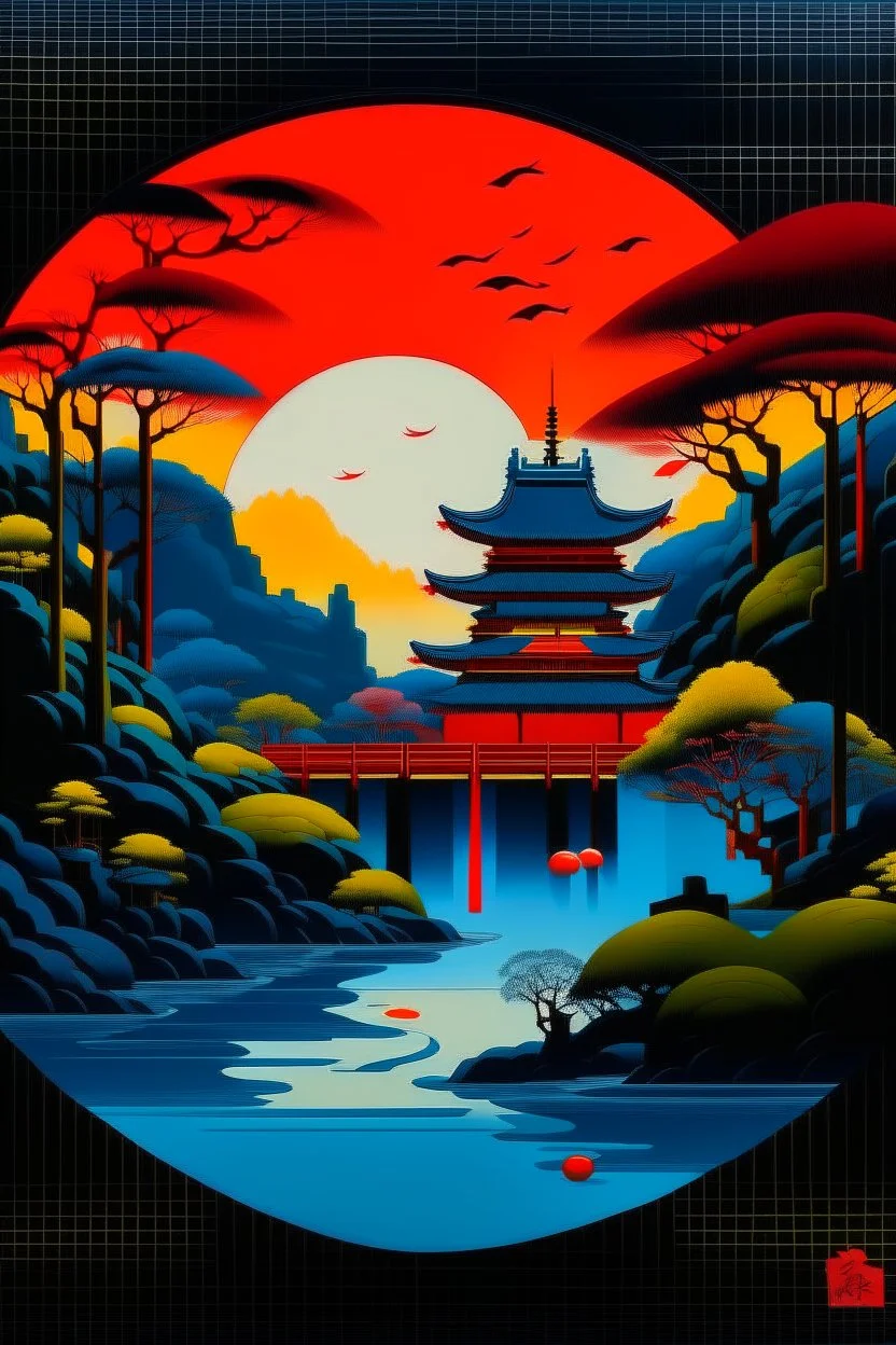 fate in the style of Hiroshi Nagai