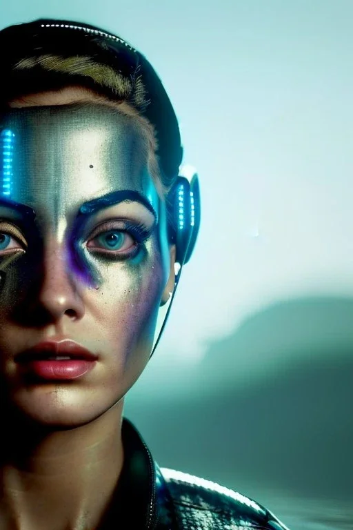 Ultra Realistic sci-fi scene, portrait, brunette woman, Ava garner face, perfect iris, glow eyes, makeup. Aliens background, Retro sci-fi style, helmet, tight latex coat, fog, rain, soft color, highly detailed, unreal engine 5, ray tracing, RTX, lumen lighting, ultra detail, volumetric lighting, 3d, finely drawn, high definition, high resolution.