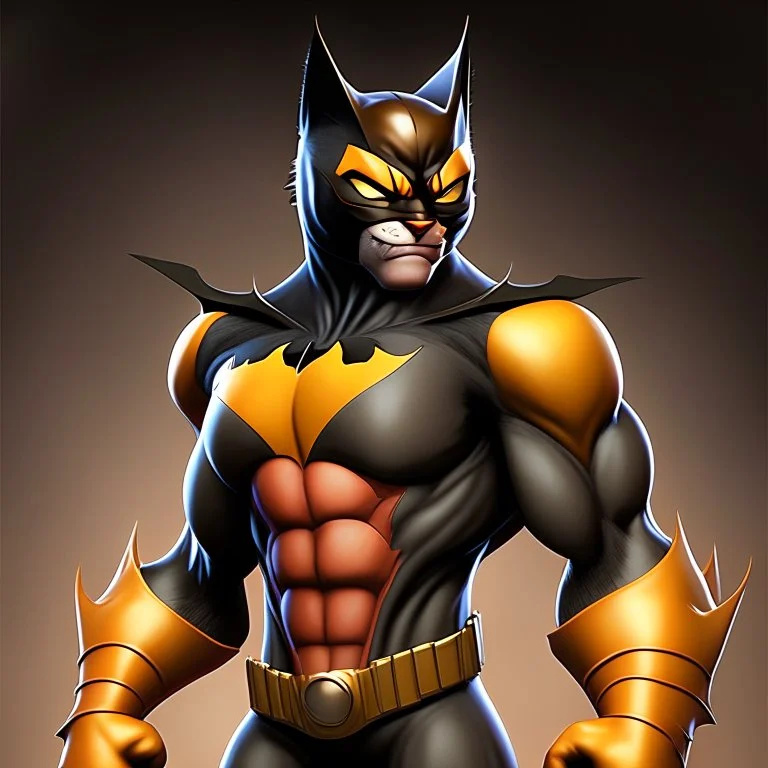 Cartoon of the catman 8x cuerpo completo arte digital detallado