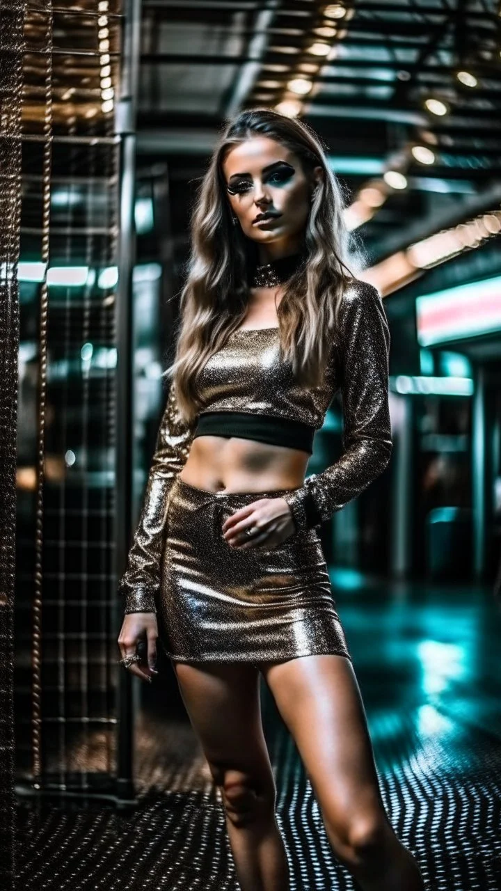 Photography lens focus camera natural beauty color gorgeous pretty girl shopicasted grooming European super model perfection body bra,dressing mini skirt fashion casual jacket and luxurious glitter leather super tight walk at catwalk fashion luxury studio room