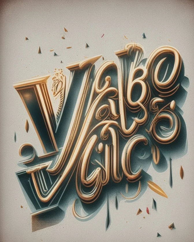 Las Vegas lettering design