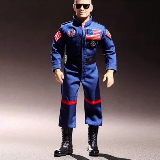 G.i. Joe fabric Biden toy doll airforce flightsuit face hair sunglasses with black boots full body in package 2020