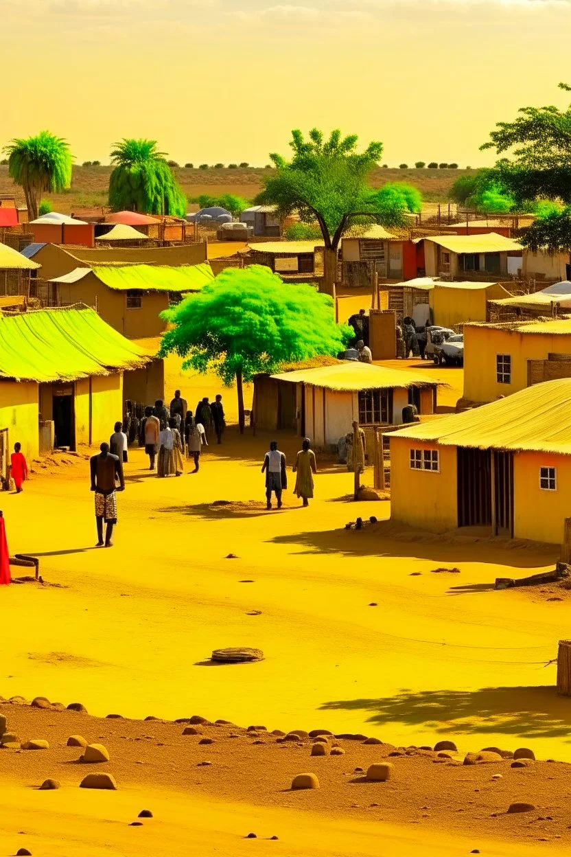 African Town in Sudan