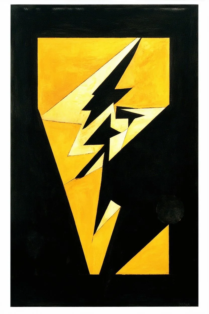 a shadow laced with thunder; Analytic Cubism; Georges Braque; neo-surrealistic optical art