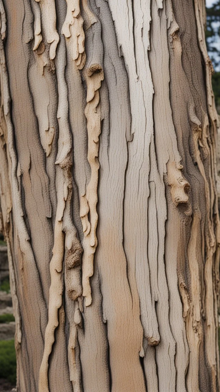 fill composition edge to edge with texture of bark from an elm tree