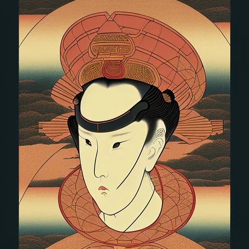  logos in Ukiyo-e japanese art style