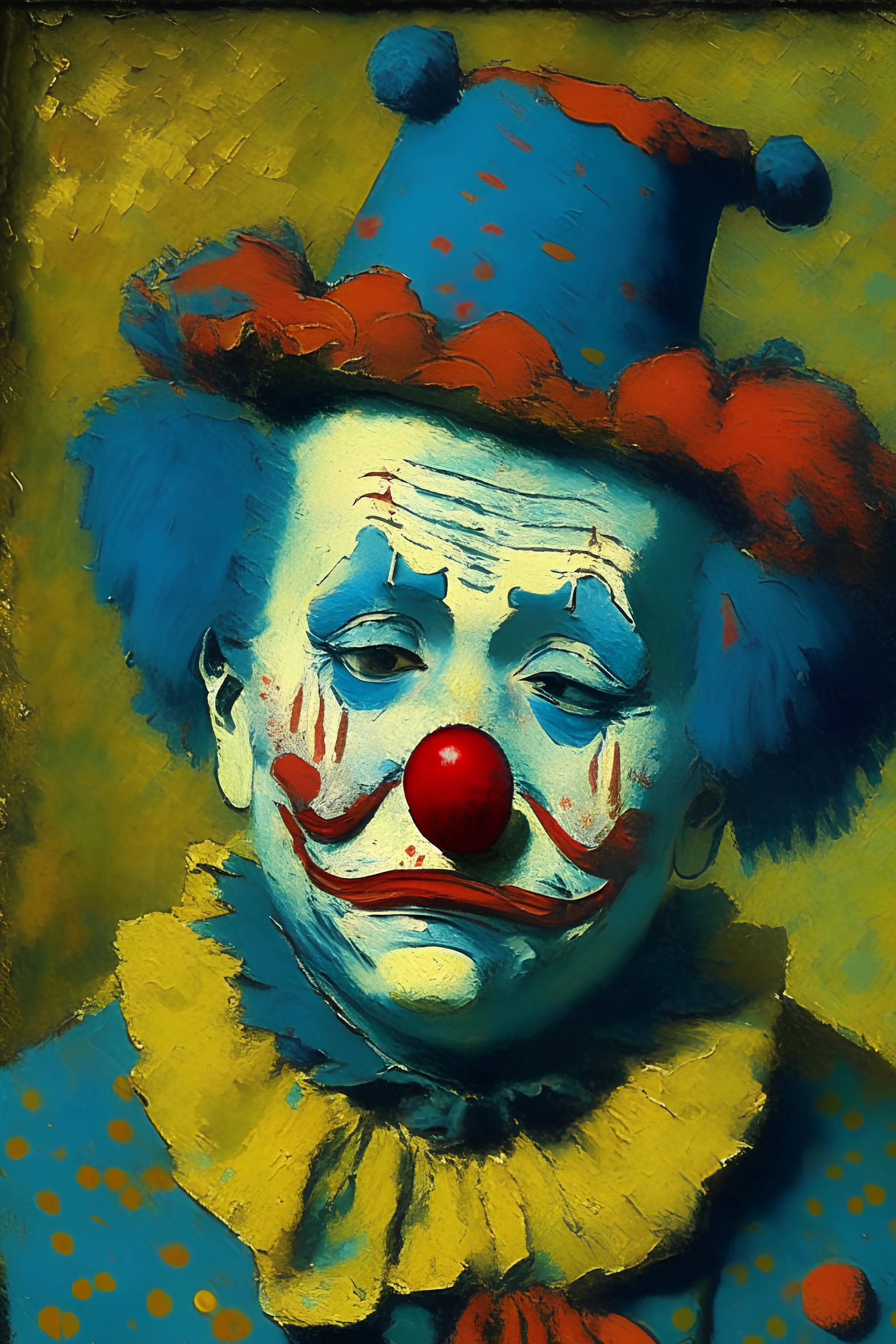 clown by van gogh