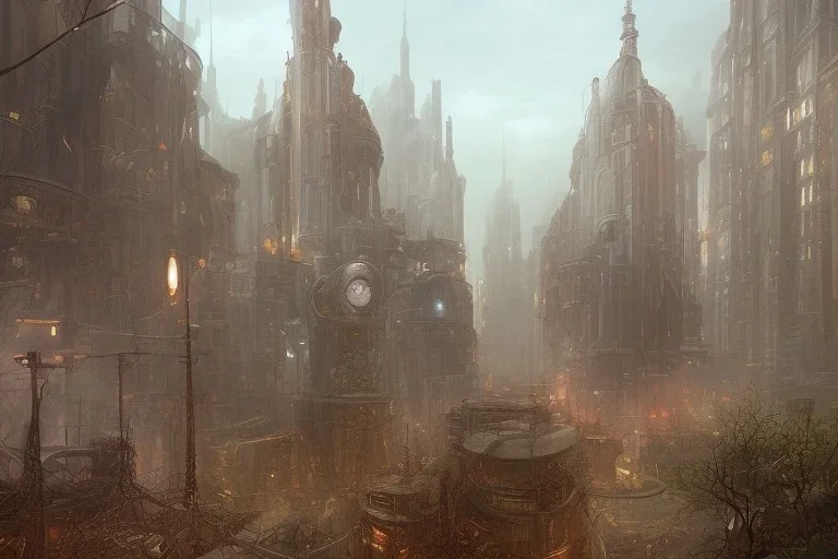 video game level design, sci-fi, city, latin architecture, cinematic, concept art