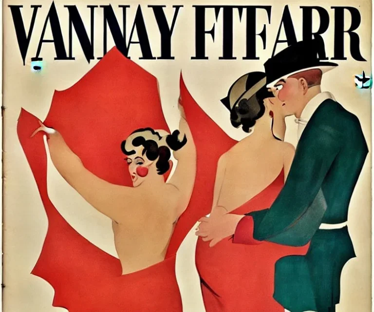 Front Cover of Vanity Fair. Art by "Eduardo García Benito" Benito. 30s of the twentieth century.