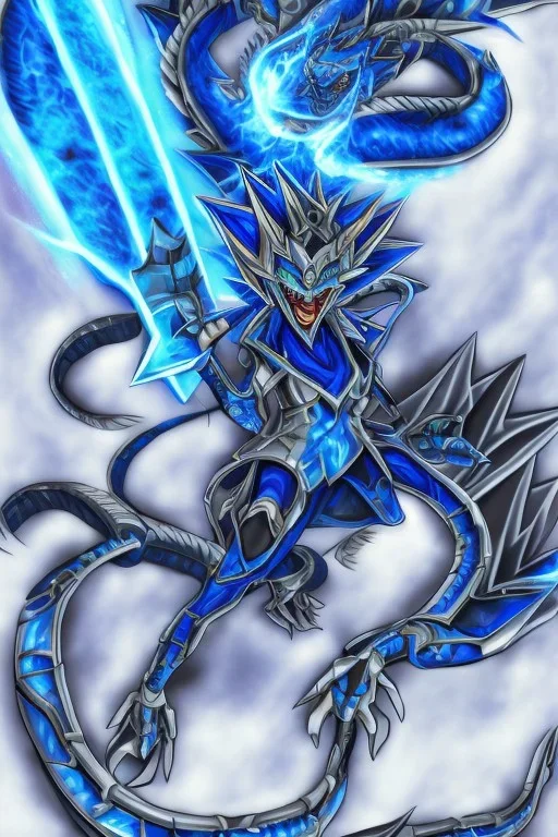 A Blue eyes withe dragon of yu gi oh,kaiba man