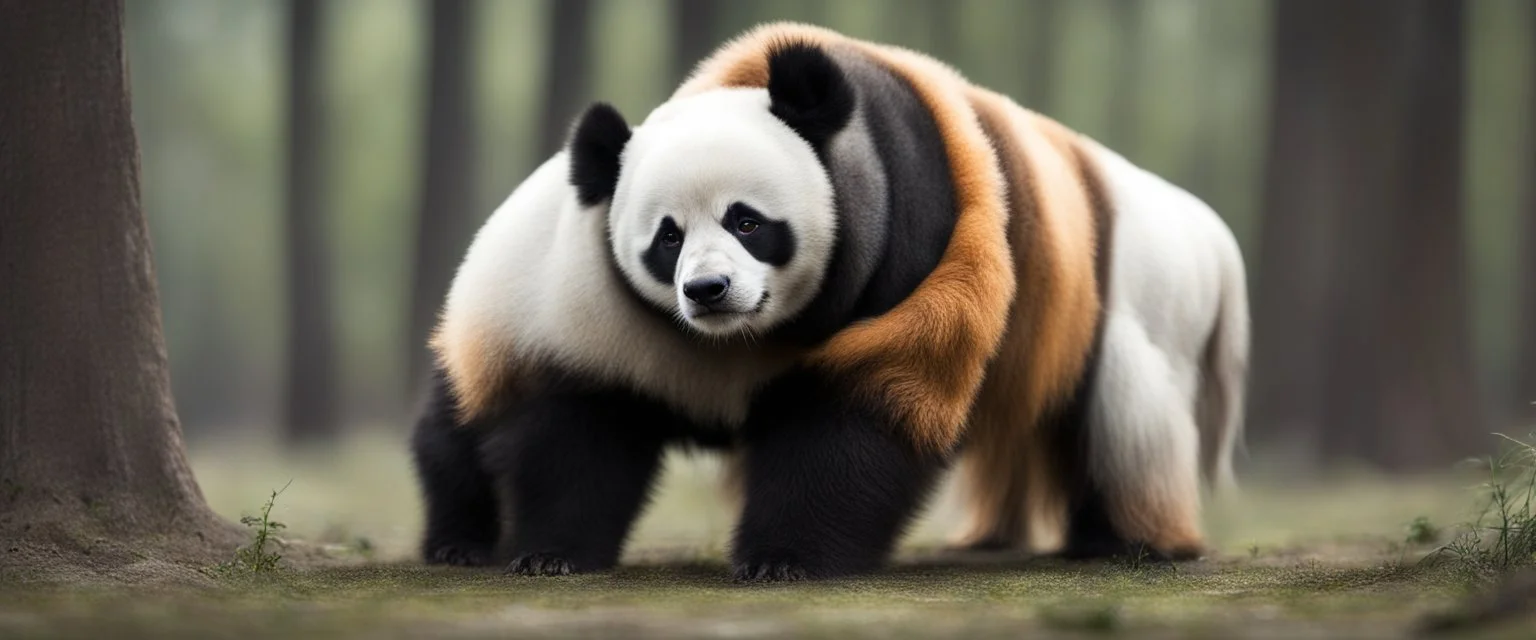 panda dog bison