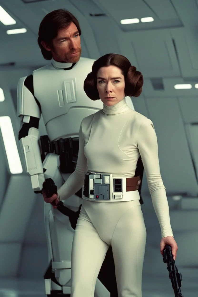 Julianne Nicholson is Princess Leia in her iconic scene