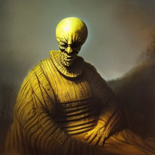 Rembrandt dune alien