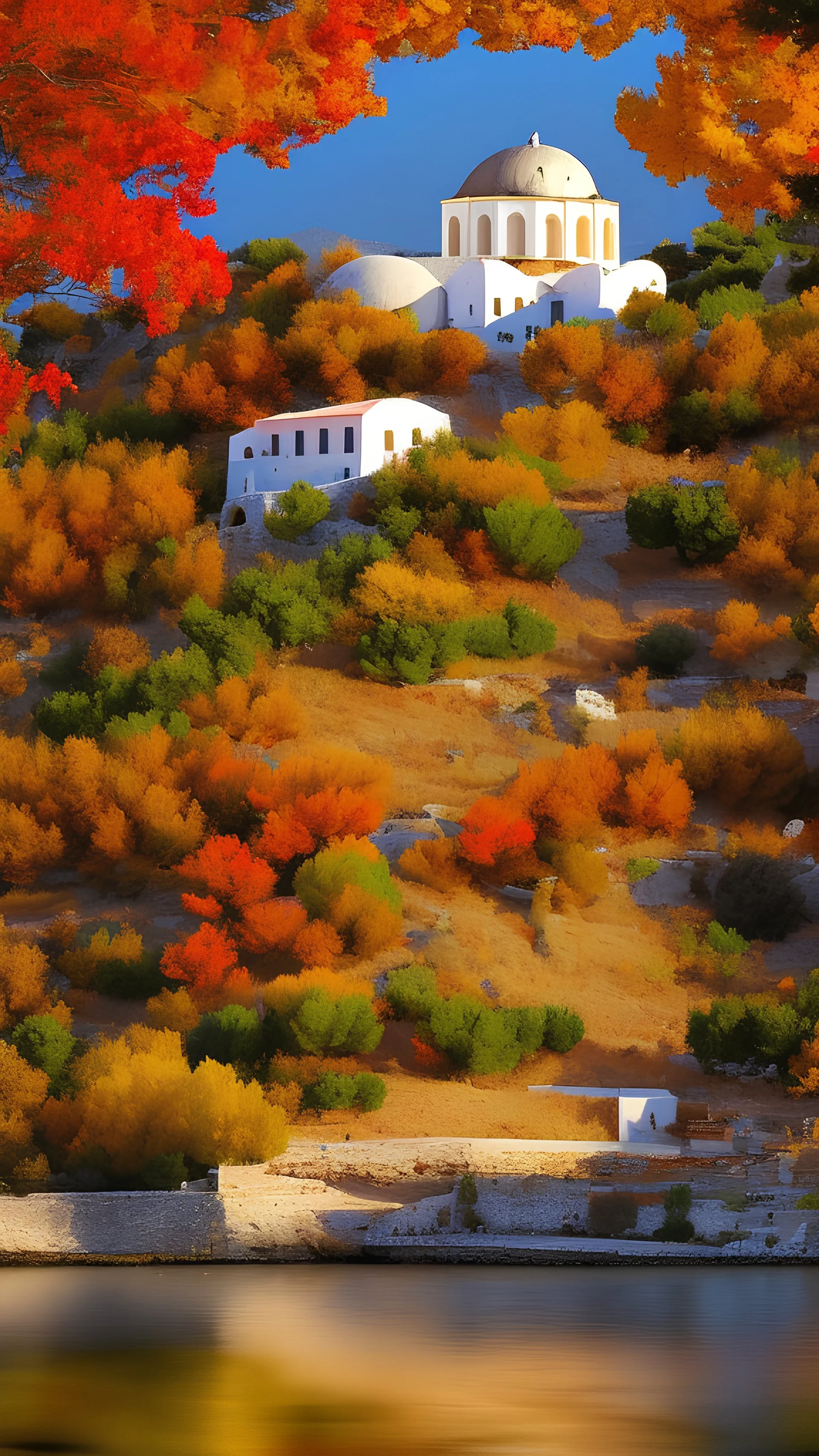 Greece in autumn by andrea del sato