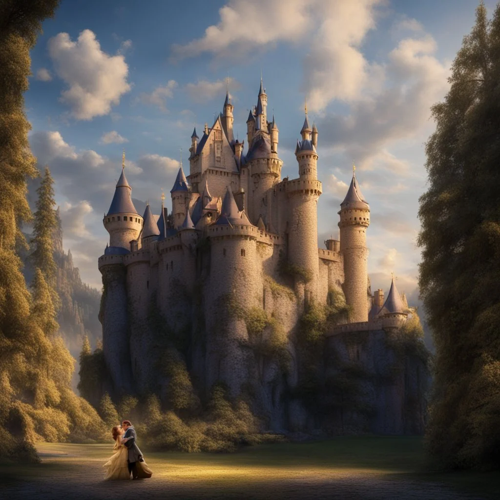 The castle from the film “Beauty and the Beast”