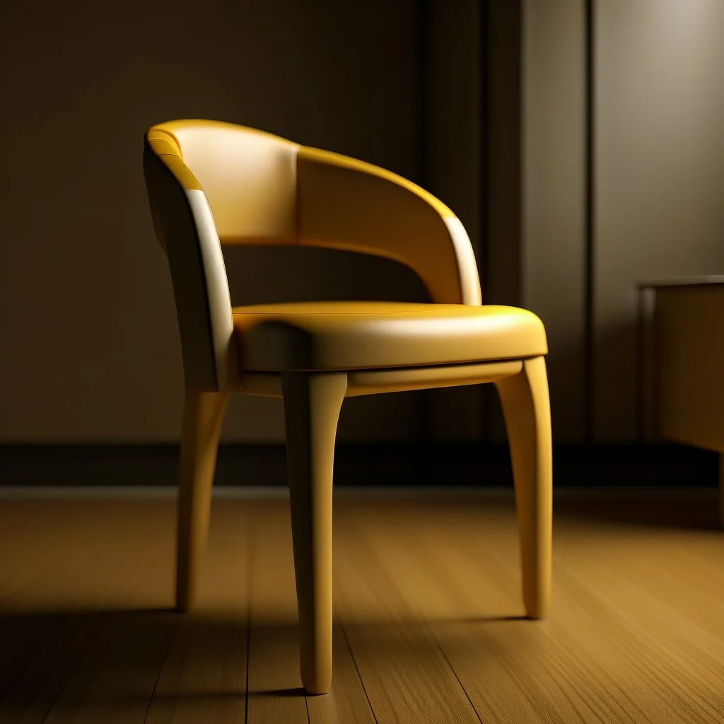 chair inspired by the rounded pasta concept