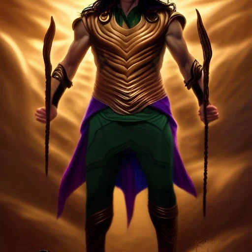 ultra detailed fullbody portrait in oil of old Loki , extremely detailed digital painting, extremely detailed face,crystal clear eyes, in the style of Keith Parkinson and Ohrai Noriyoshi and Ken Kelley robert e howard and pablo oliveira , mystical colors, perfectly centered image, perfect composition, rim light, beautiful lighting,8k, stunning scene, raytracing