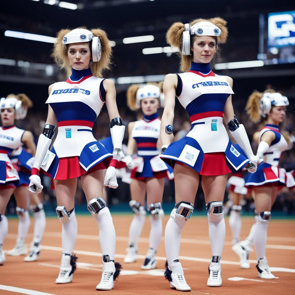 Robotic cheerleaders