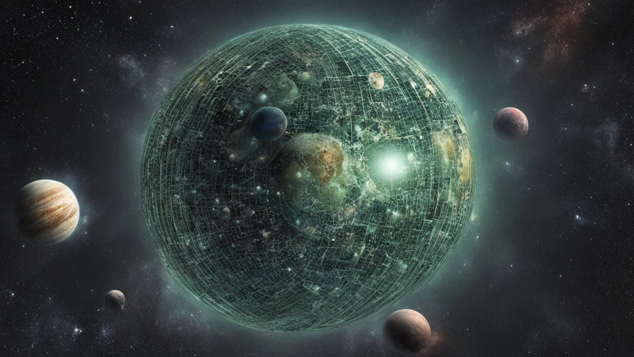 matrix universe, space, planets