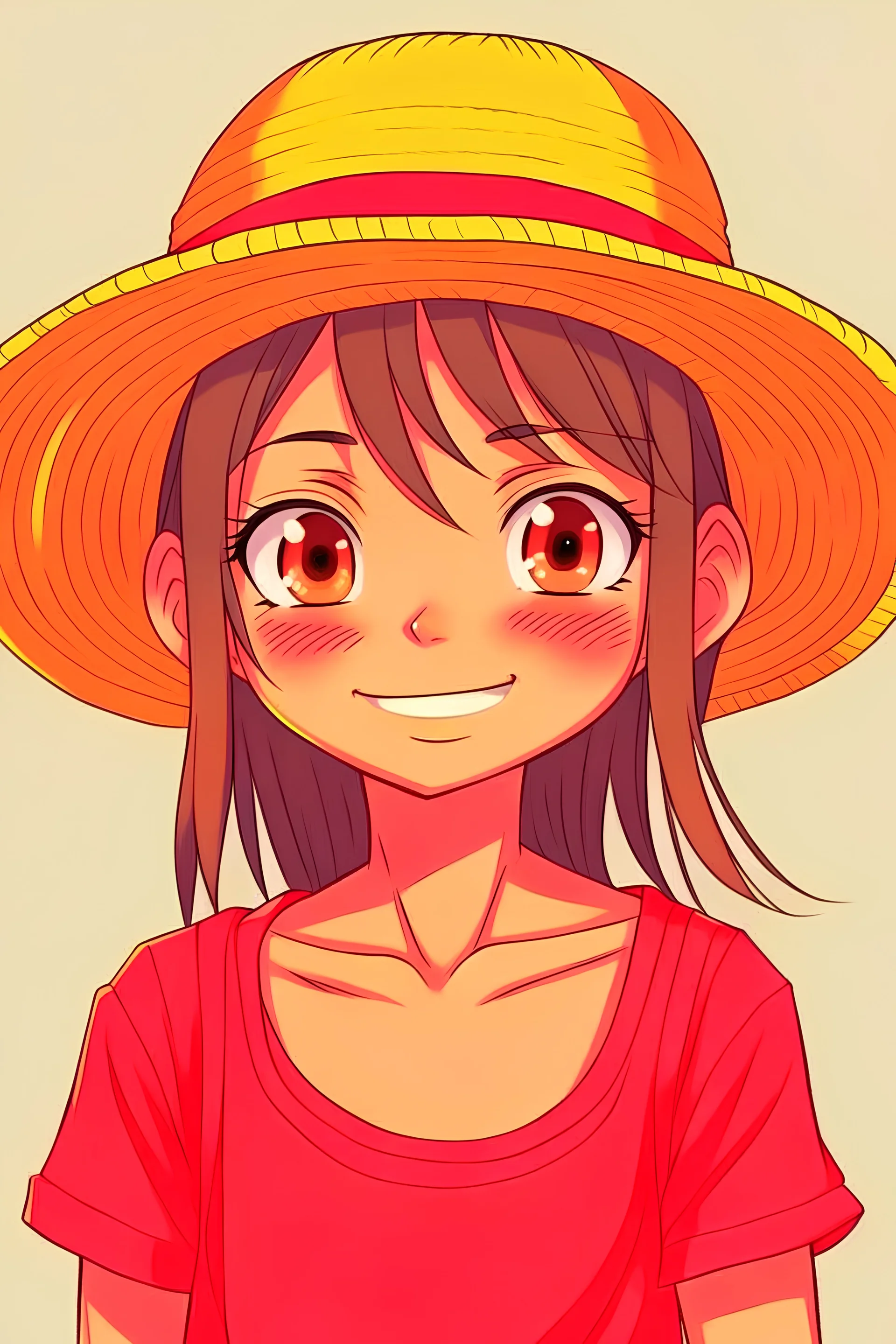 Luffy as a girl