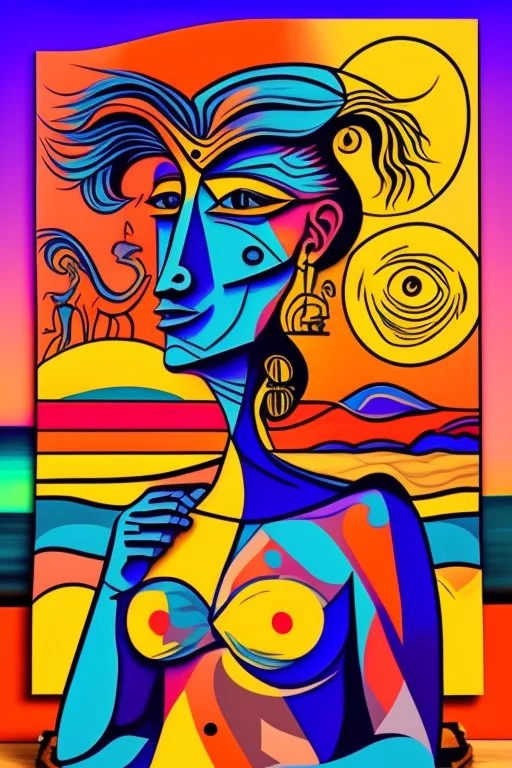 sunset picasso