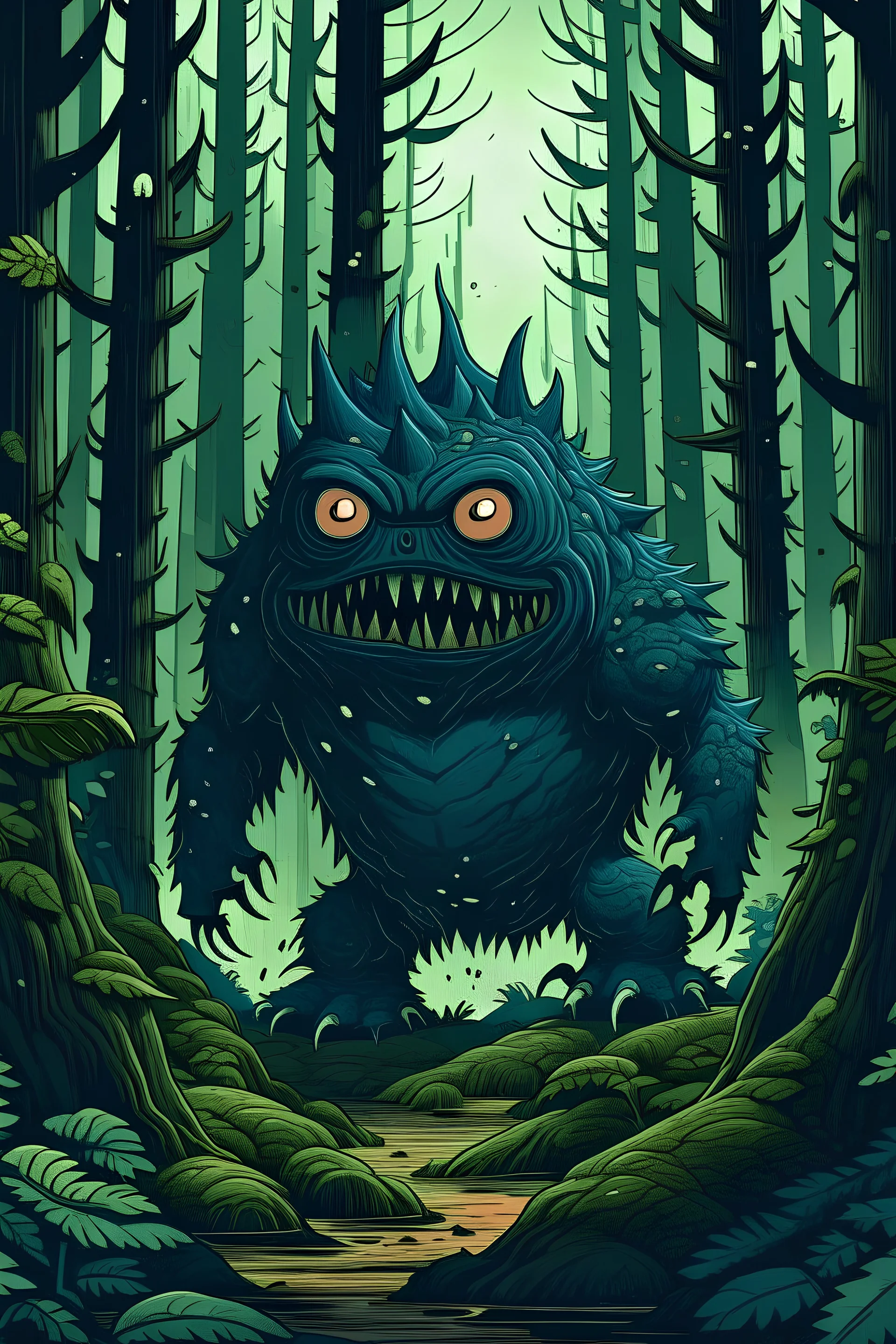 monster in the forest