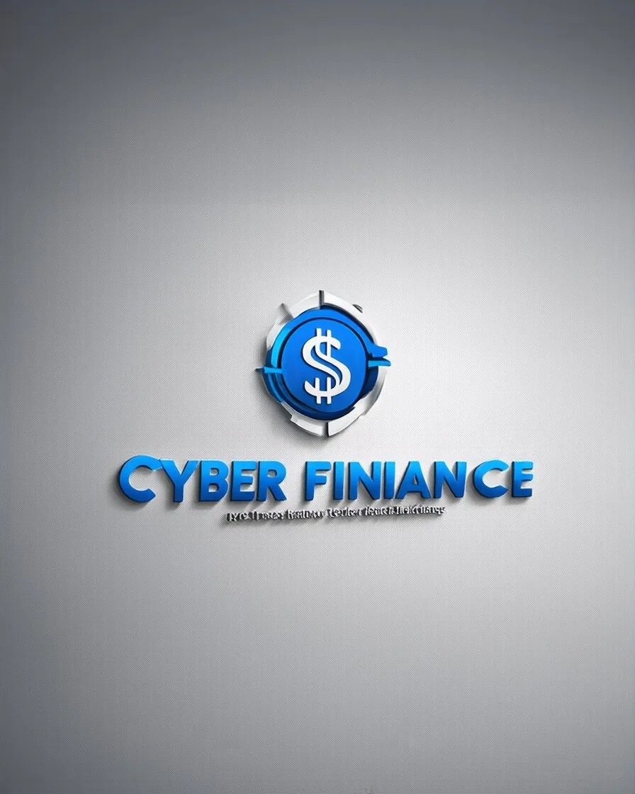 Cyber Finance logo Simple, easy and beautiful logo