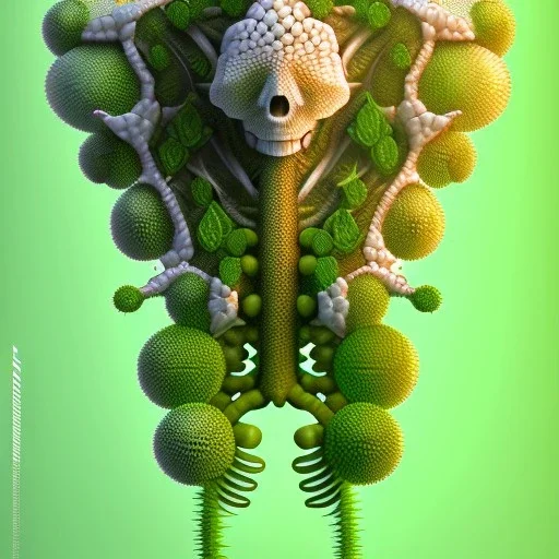 ribcage made of plants