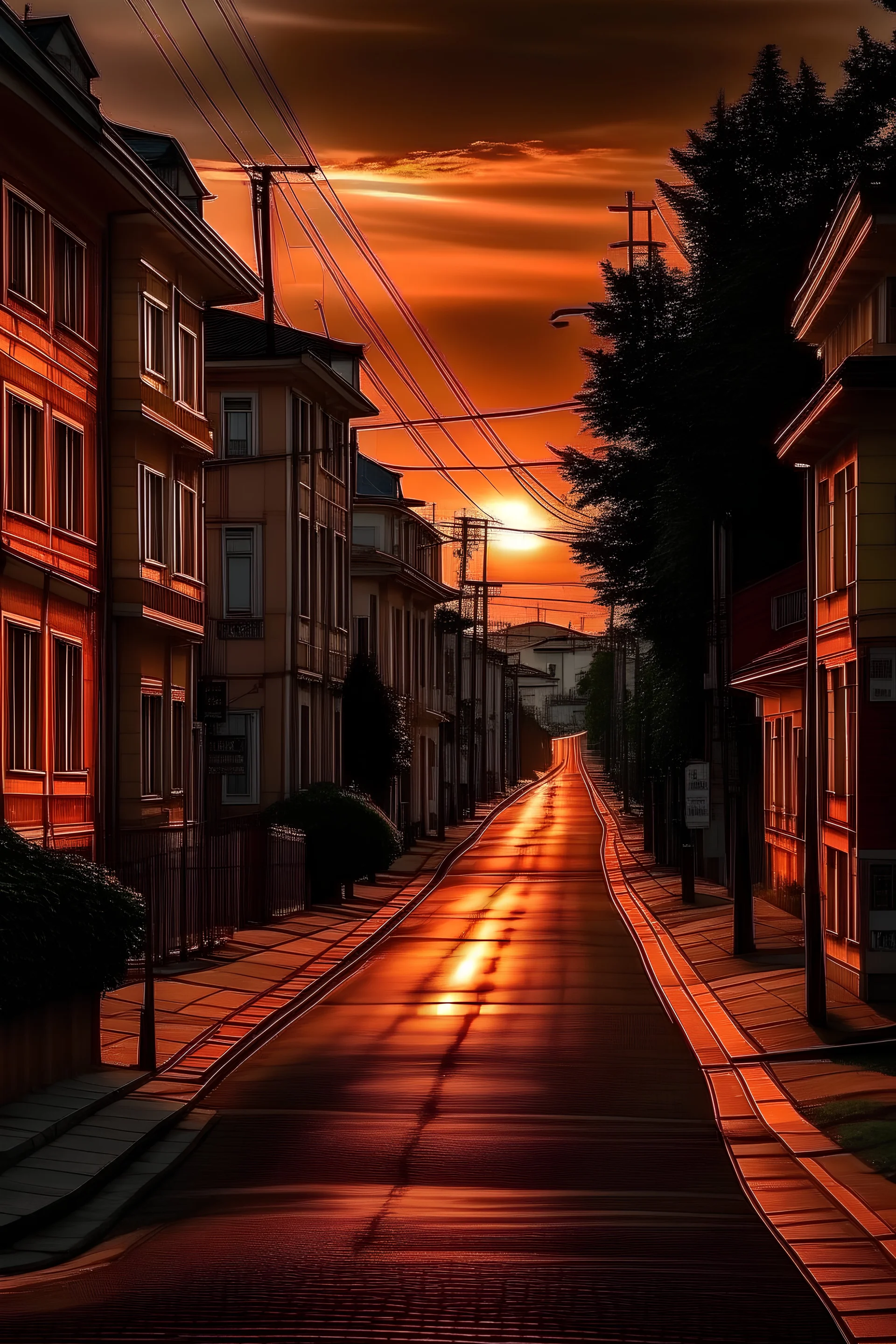 sunset street