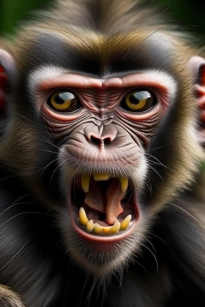 Show me angry monkey