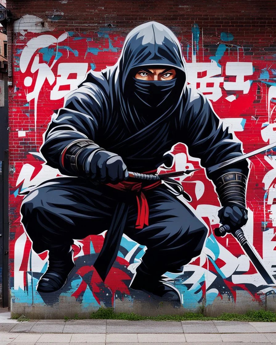 Ninja Arte grafiti calidad ultra