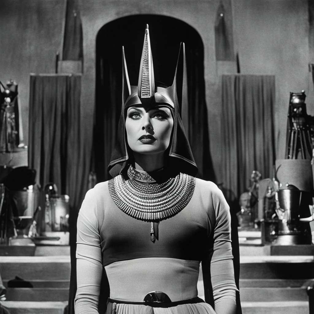 From a film studio in an alternate universe... Title: Anubis: Lord of the Afterlife Year: 1940 Genre: Adventure / Epic / Fantasy Director: Fritz Lang Writer: Cecil B. DeMille (Story), Dalton Trumbo (Screenplay) Stars: Yul Brynner, Vivien Leigh, and Claude Rains Runtime: 187 min In Anubis: Lord of the Afterlife, Yul Brynner delivers a powerful performance as Anubis, the ancient Egyptian god of death and the afterlife. The film is an epic tale set during the reign of Pharaoh Seti I, depict