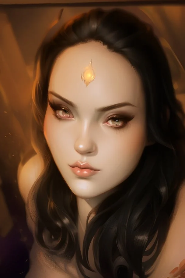 gamer logo portrait attractive fantasy