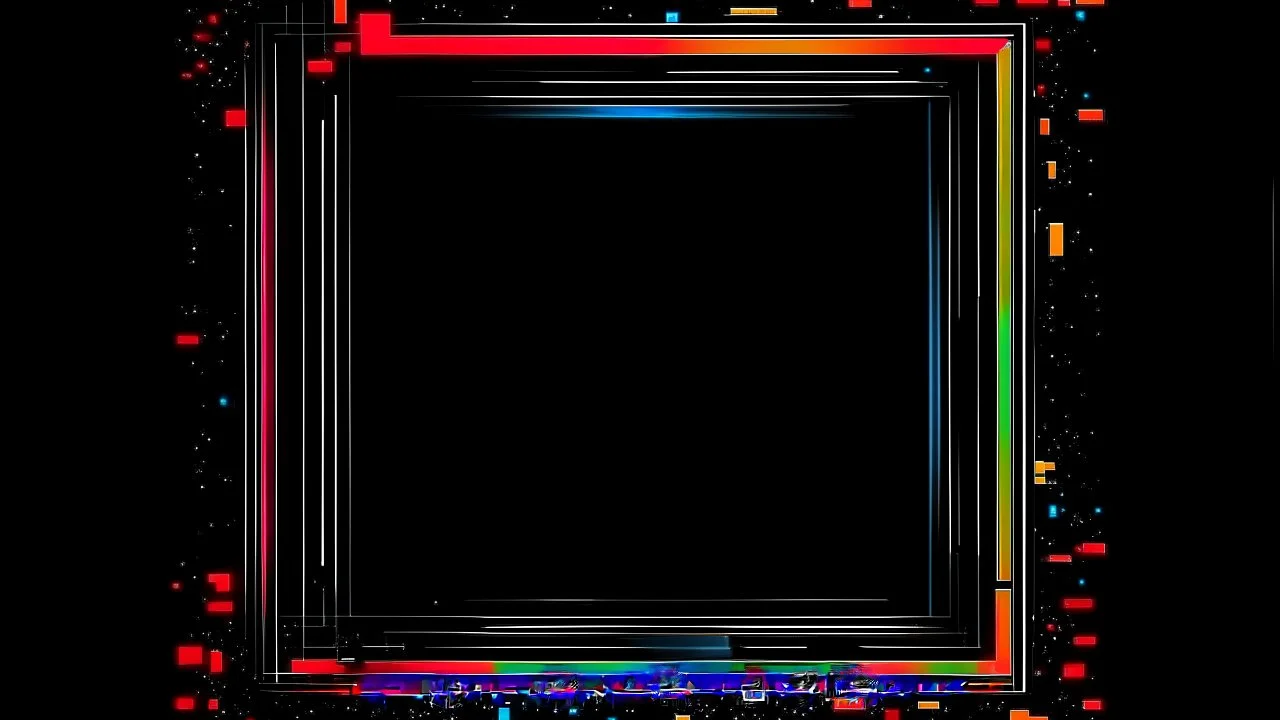 frame. Pixelate. noise effect