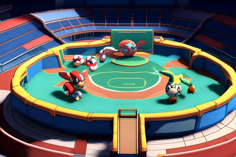 a Pokémon stadium