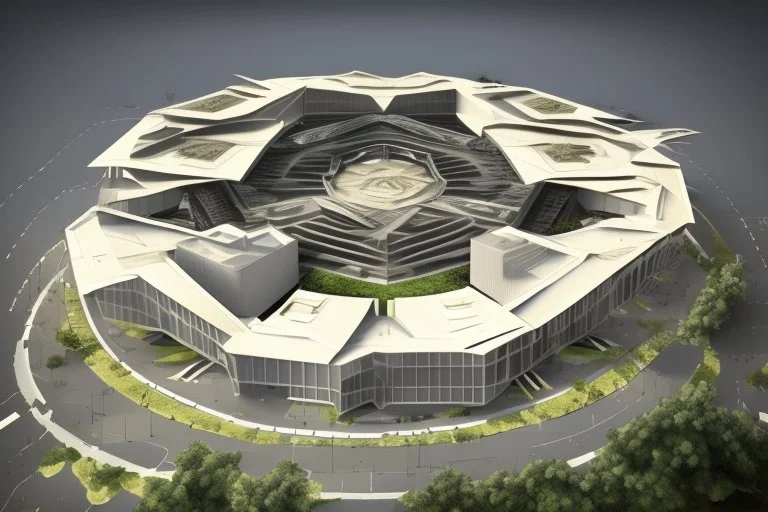 Military headquarters buliding/structure design similar to pentagon