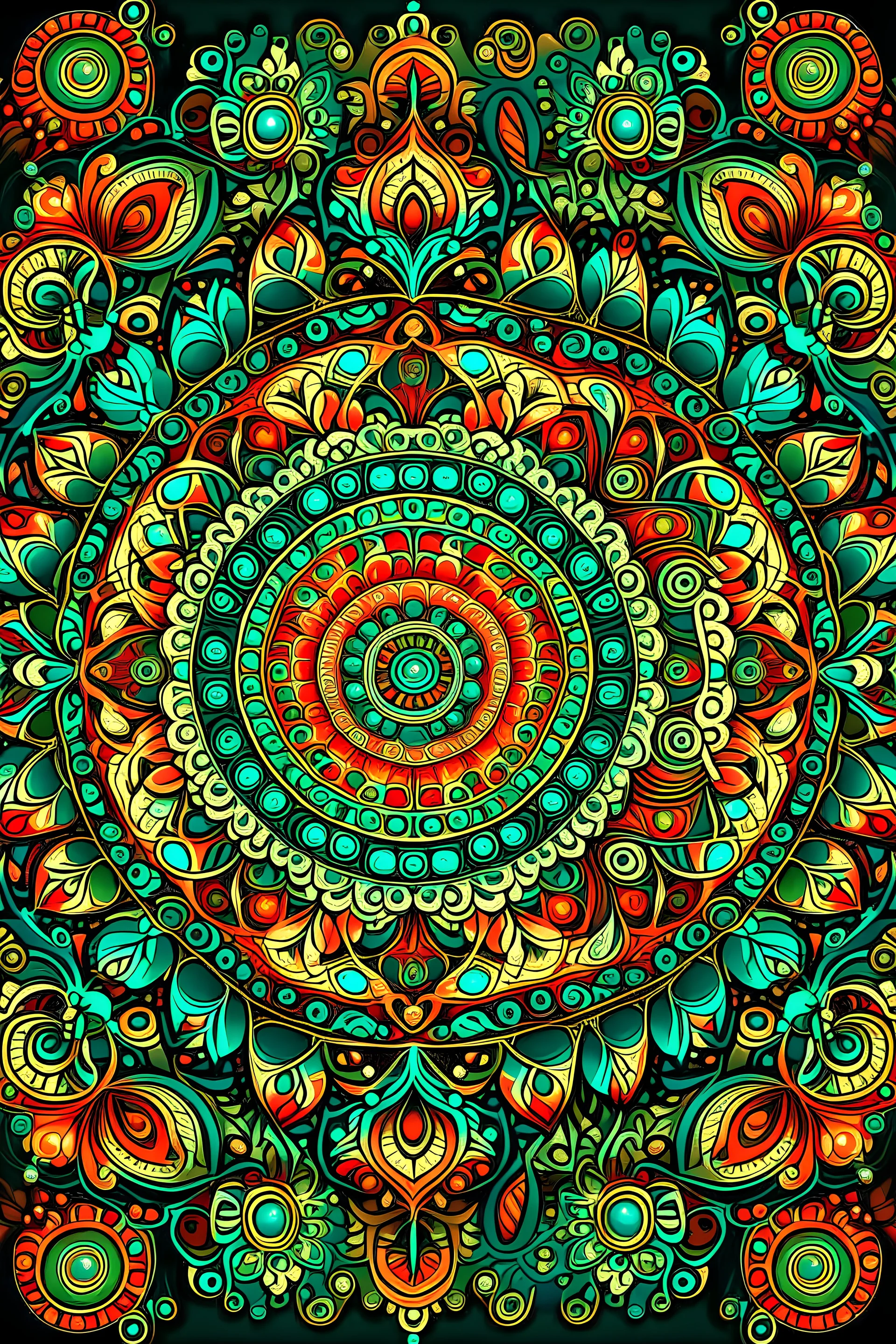 manadala trance art