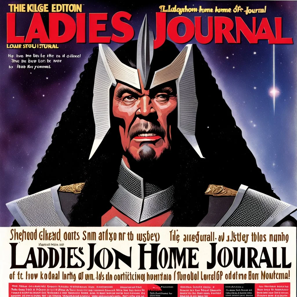 The Klingon edition of Ladies Home Journal