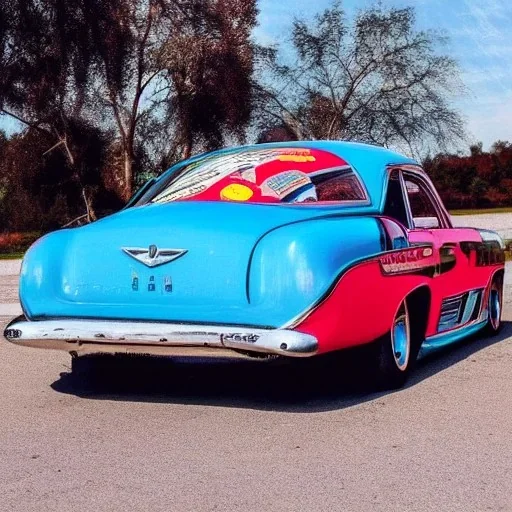 50'S ROCKABILLY HOTROD SPACESHIP