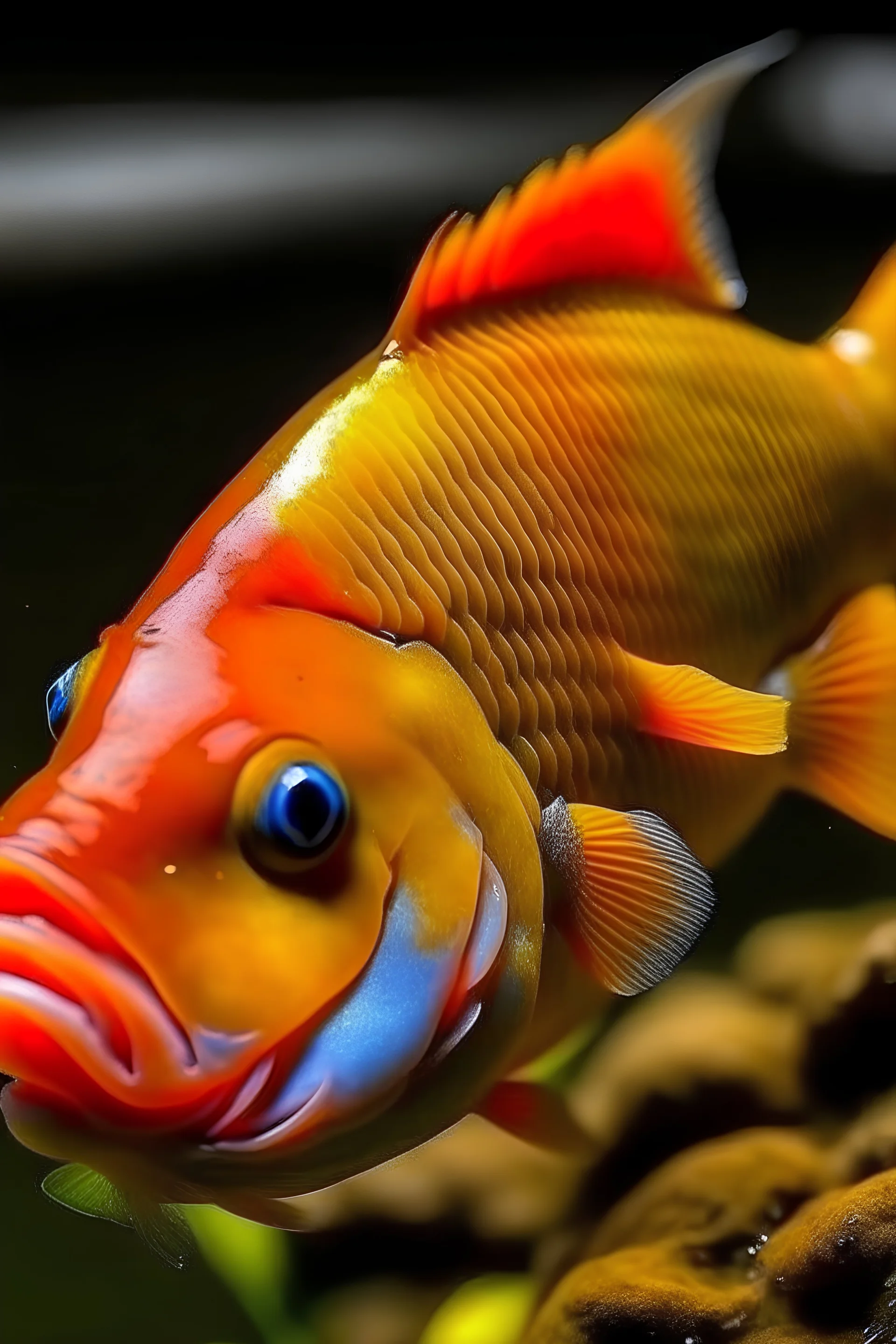 a fish eating a fish eating a fish