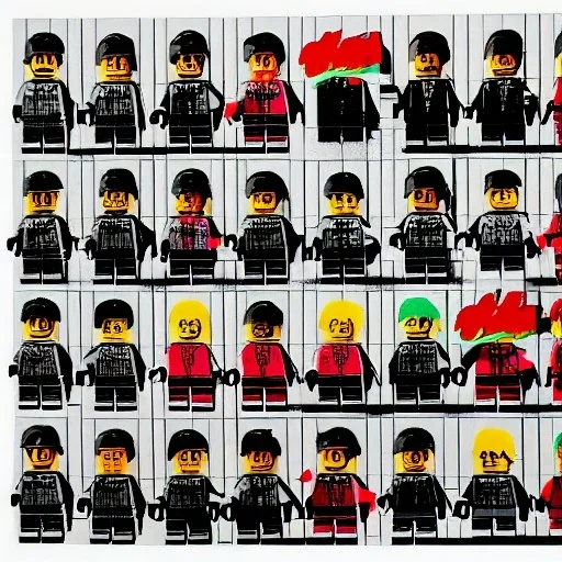 Lego apocalypse Andy Warhol