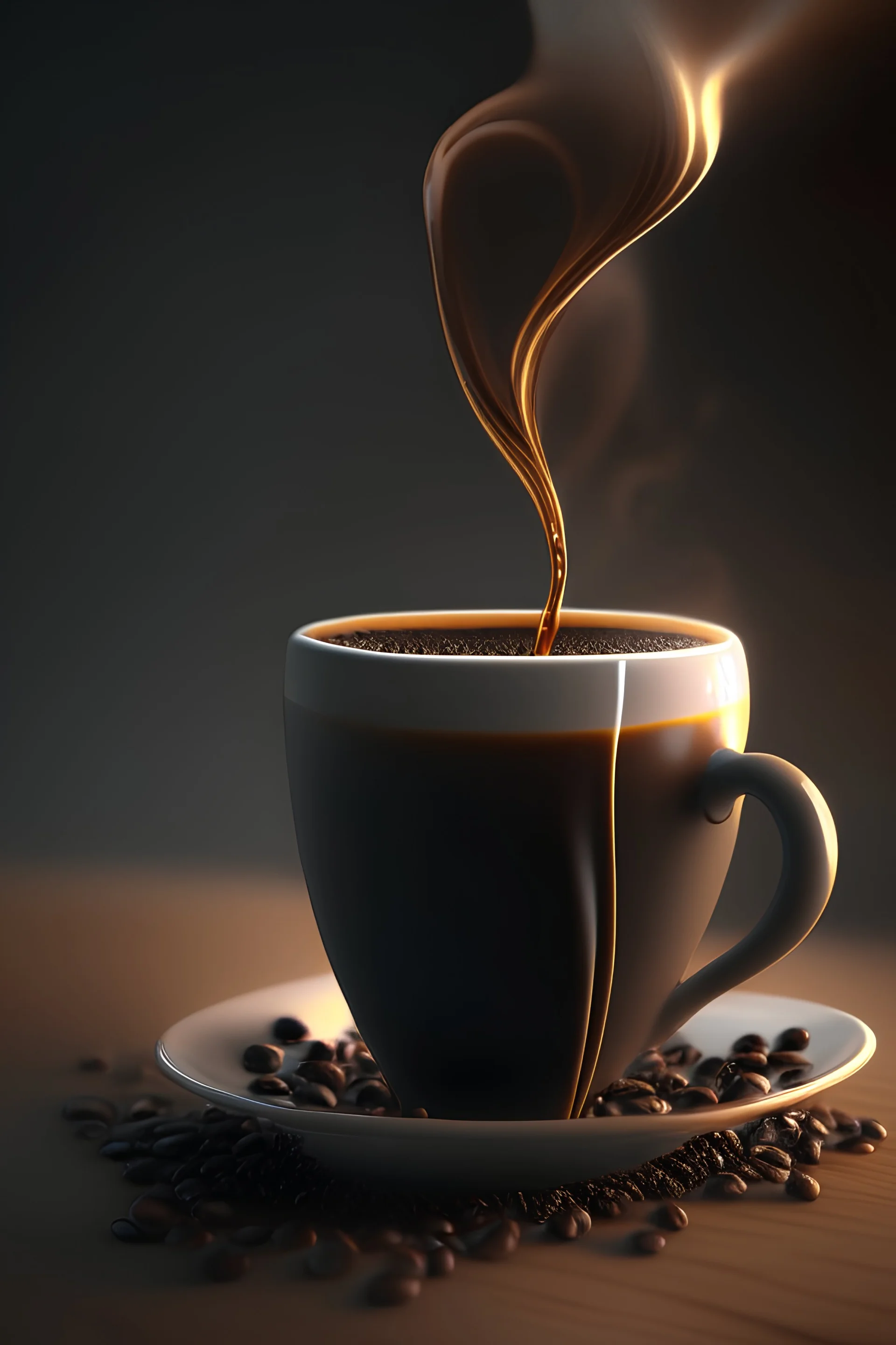 Cup of coffee 4k