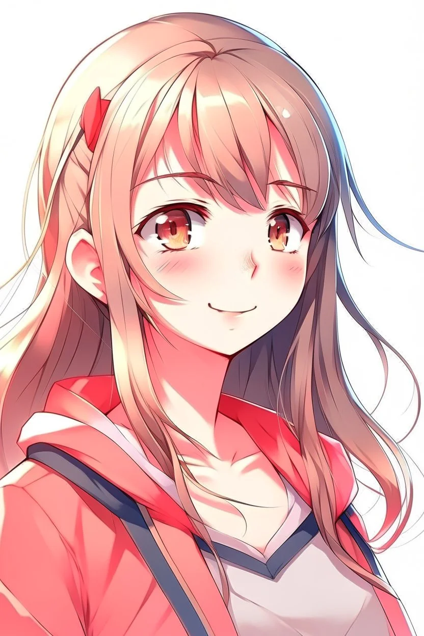 Blushing Anime Girl In Love, HD Png Download - kindpng