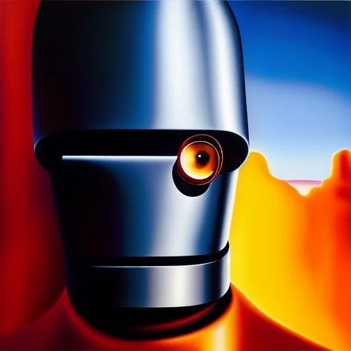 Ultra detailed fullbody Portrait in oil on canvas of Bender merges with Iron Giant ,intense stare,extremely detailed digital painting, extremely detailed face,crystal clear Big eyes, mystical colors ,perfectly centered image, perfect composition, rim light, beautiful lighting,masterpiece,8k, stunning scene, raytracing, anatomically correct, in the style of robert e howard and Ken Kelley and Ohrai Noriyoshi and Simon Bisley and tomzj1