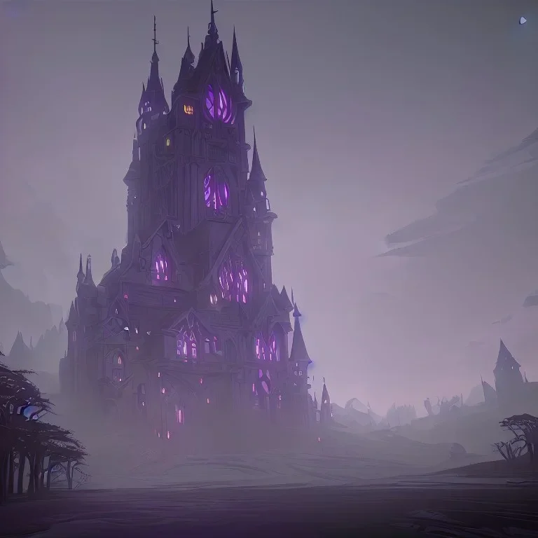 A magical castle for warlocks and witches