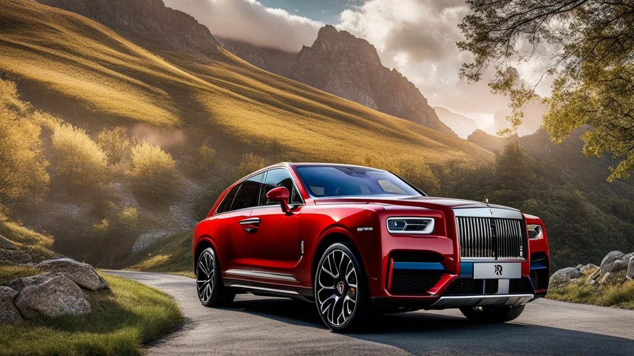Rolls Royce Cullinan mixed with Lamborghini Urus, Super Detailed, desktop wallpaper, 4K